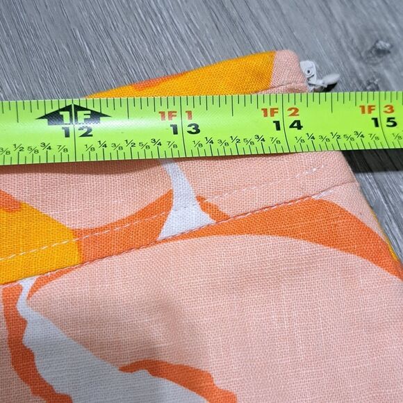 Kate Spade New York Linen Blend Boho Plain Weave Wide Leg Size 4 Multi- Color - Picture 7 of 16